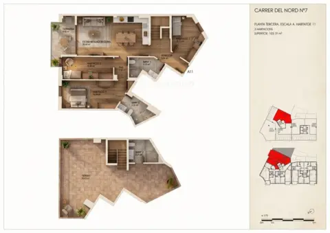 Dúplex en Carrer del Nord