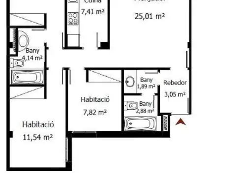 3-bedroom flat for sale in Sant Julià de Lòria · 12 of 60