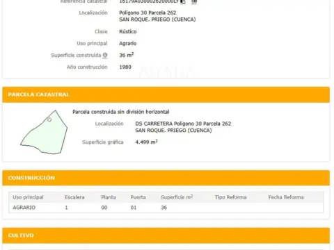 Terreno en Priego