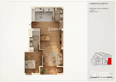 Piso en Carrer del Nord