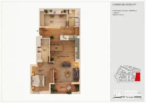 Piso en Carrer del Nord
