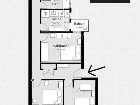 Habitación en calle de Alarcón
