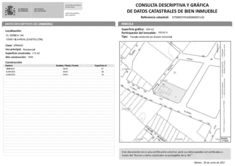 Terreno en Carrer de Xèrica