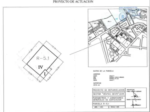 Terreno en calle de Ventas-Oeste - Pgou de Leon
