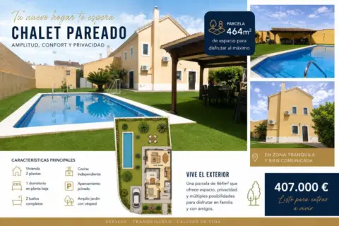 Chalet pareado en Campo Alegre