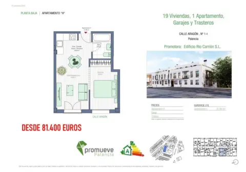 Apartamento en Paseo del Otero, 59