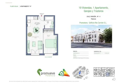 Apartamento en Paseo del Otero, 59