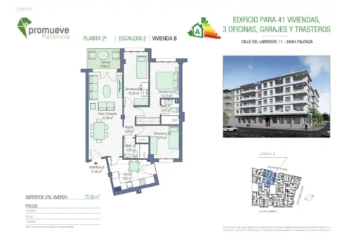 Piso en calle del Labrador, 11