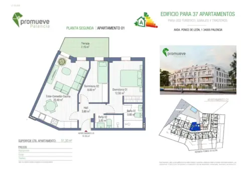 Apartamento en calle calle Ponce de León, nº 1