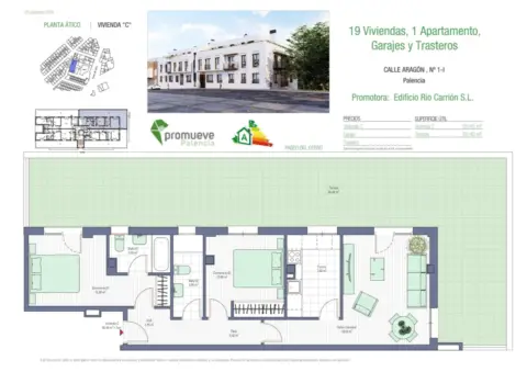Ático en calle de Aragón, 1