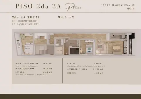 Piso en Carrer de Santa Magdalena, 39