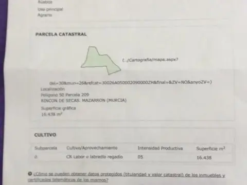 Terreno en La Aljorra