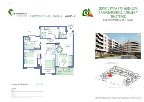 Piso en calle calle Conchi Paredes, nº 2