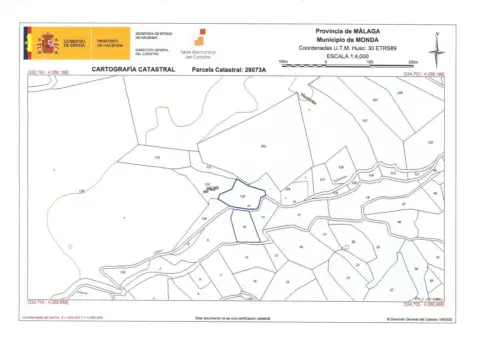 Finca rústica en Monda