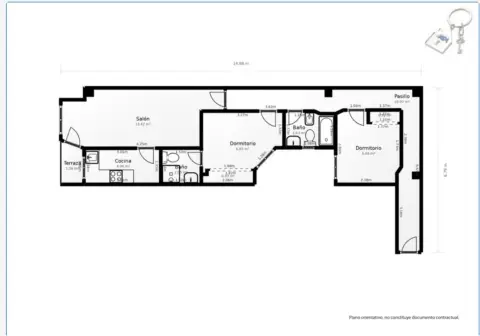Apartamento en calle de la Concordia