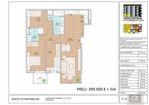 Flat in Carrer del Progrés, 179