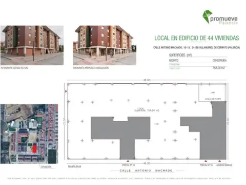 Local comercial en calle de Antonio Machado