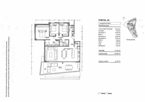 Piso en calle Leticia, nº 6