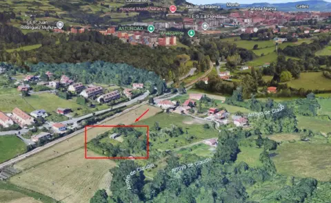 Terreno en calle Las Mazas