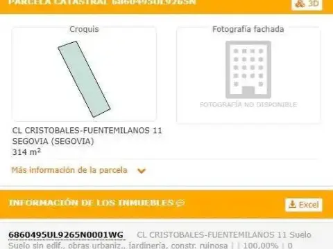 Terreno en Área Rural
