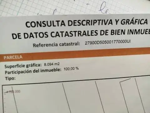 Terreno en Parroquias Oeste-A Ponte