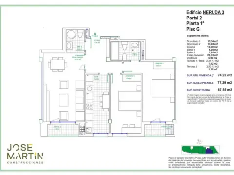 Piso en calle de Santa Marta