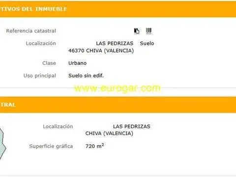 Terreno en Chiva