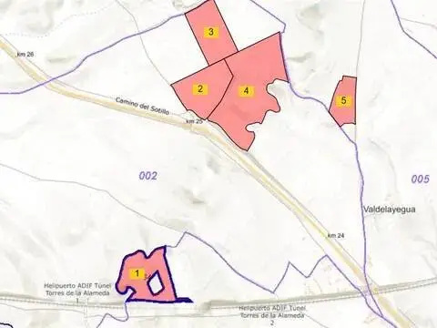 Terreno en calle de Valdelayegua