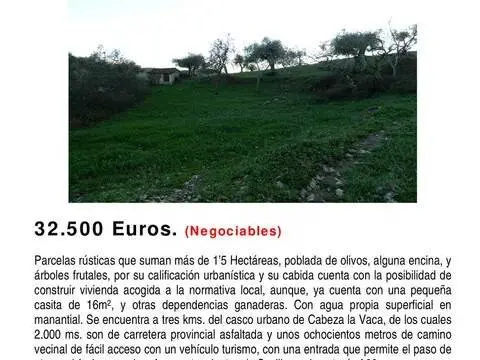 Terreno en calle Paraje Lomitos, Km 3
