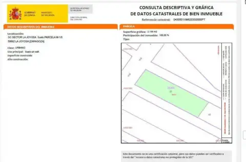 Terreno en La Joyosa