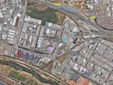 Nave industrial en El Higueral-Palacio de Deportes Martín Carpena
