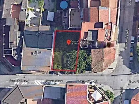 Terreno en Carrer d'Alacant