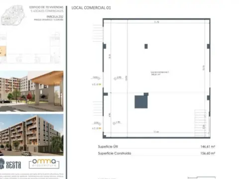 Local comercial en Eirís-As Xubias-Pasaxe