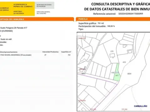 Terreno en O Carballiño