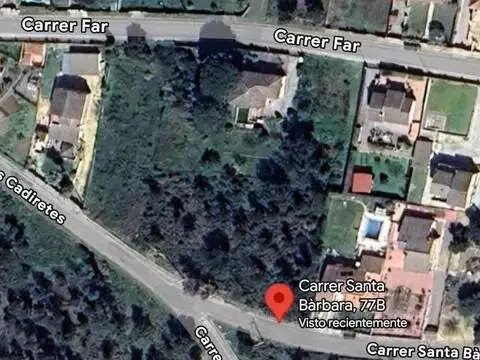 Terreno en Carrer de Santa Bàrbara