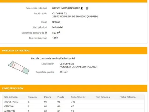 Nave industrial en calle del Cobre, 22