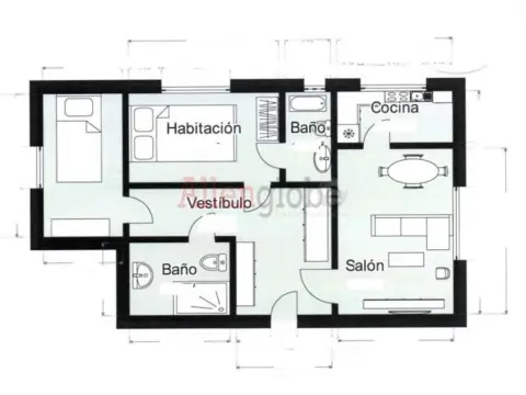 Piso en San Claudio-Trubia-Las Caldas