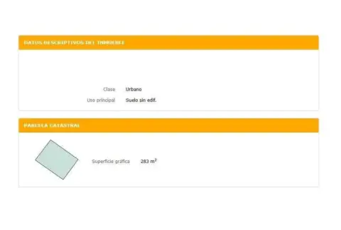 Terreno en Núcleo Urbano