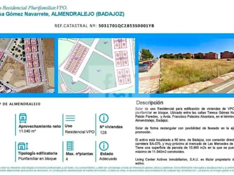 Terreno en Almendralejo