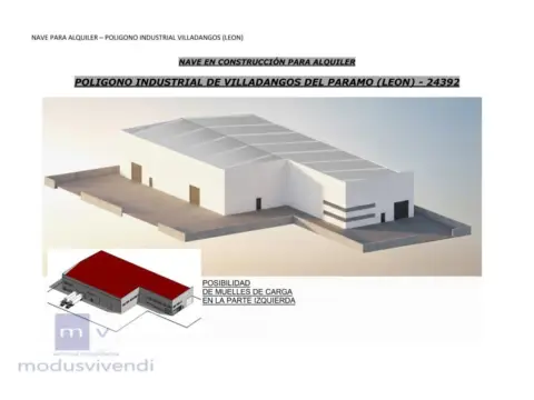 Nave industrial en Villadangos del Páramo