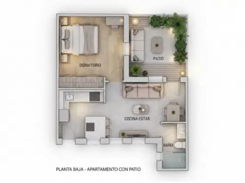 Apartamento en calle de Almansa, 54