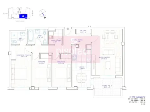 Piso en Acea de Olga-Augas Férreas