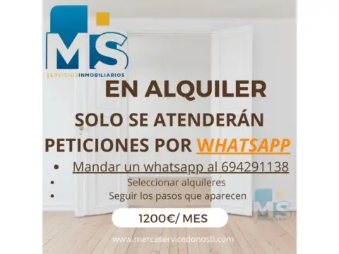 Piso en Ategorrieta-Ulia