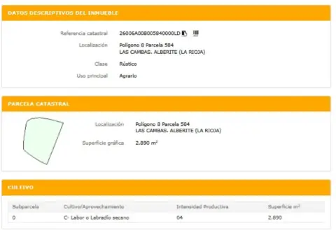 Finca rústica en Alberite