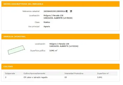 Finca rústica en Alberite