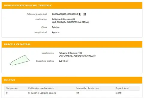 Finca rústica en Alberite