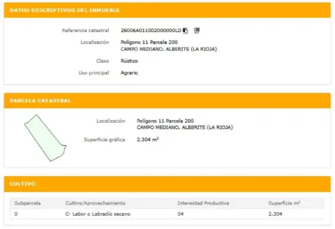 Finca rústica en Alberite