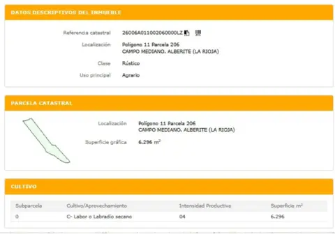 Finca rústica en Alberite