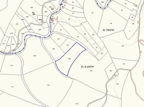 Terreno en calle Peñon El