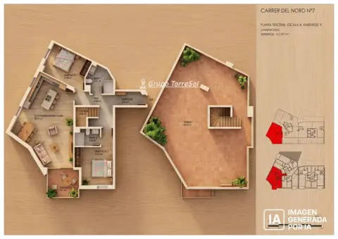 Dúplex en Carrer del Nord